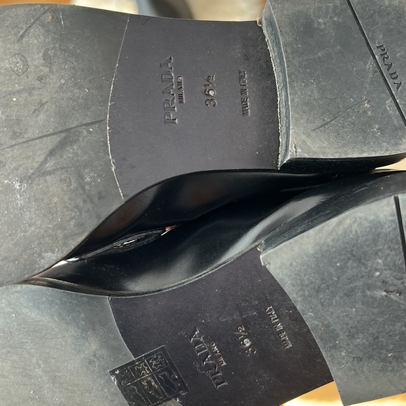 Prada Brushed Logo Loafers - Picture 8 of 9